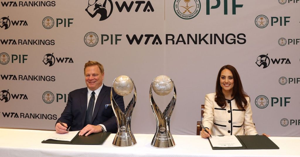 PIF and WTA announce multi-year partnership