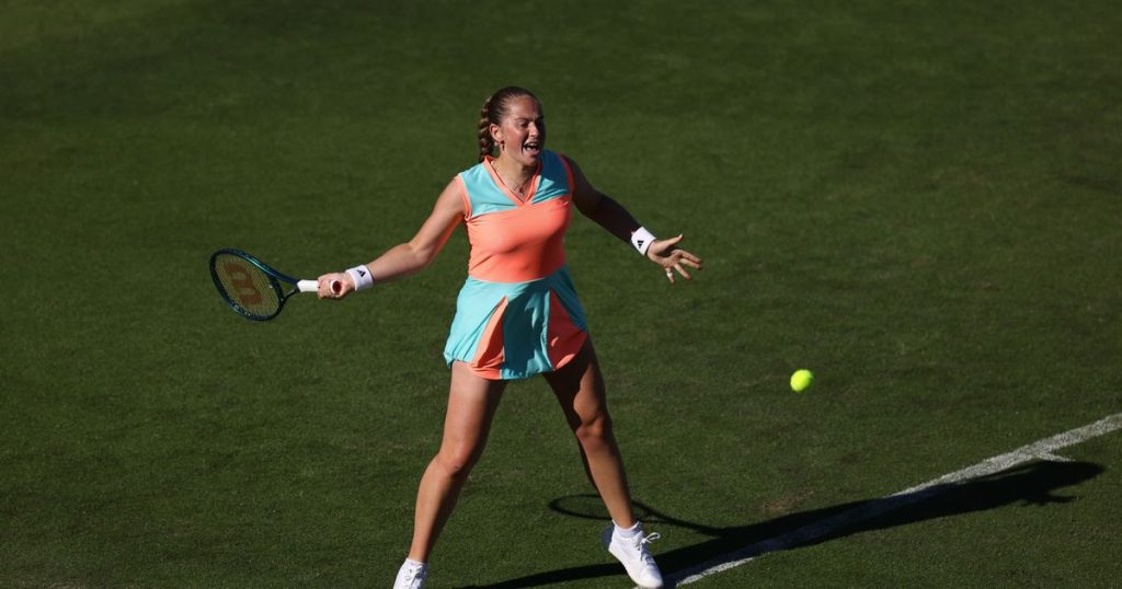 Ostapenko, Dart prevail in Eastbourne; Rybakina withdraws