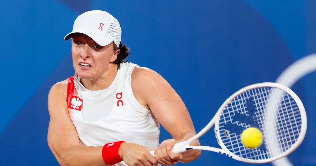 Swiatek sinks Begu in Olympics first round