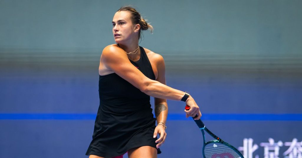 Sabalenka holds off qualifier Sawangkaew in Beijing for 13th straight win