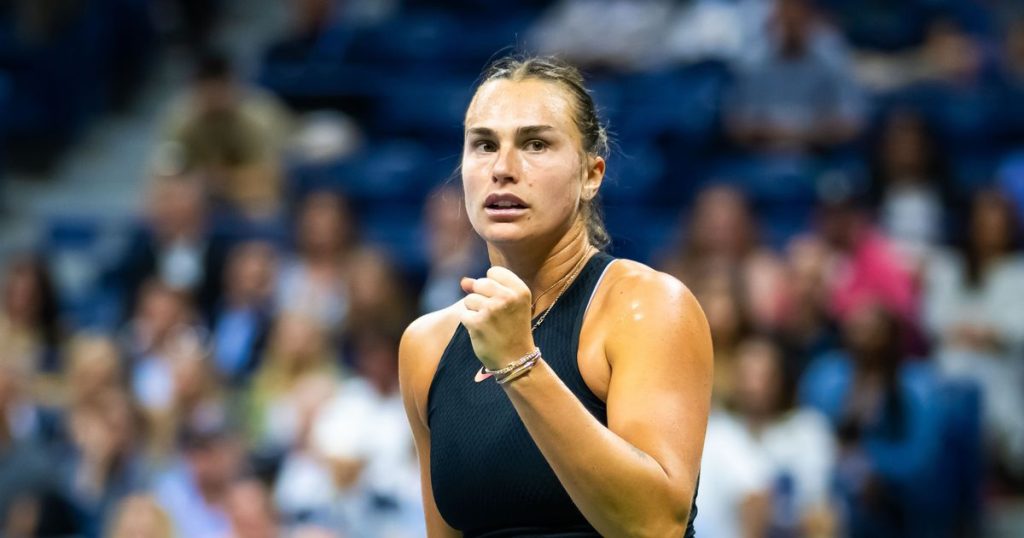 As Federer looks on, Sabalenka sweeps into fourth straight US Open semifinal