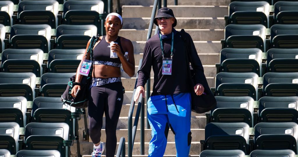 Gauff and coach Brad Gilbert part ways