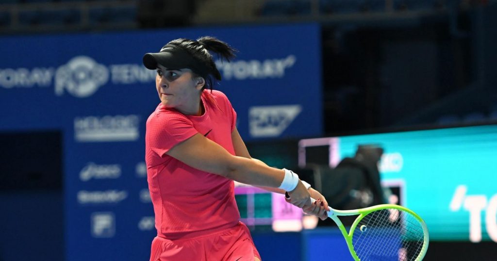 Andreescu advances to Tokyo quarters as Haddad Maia retires due to injury