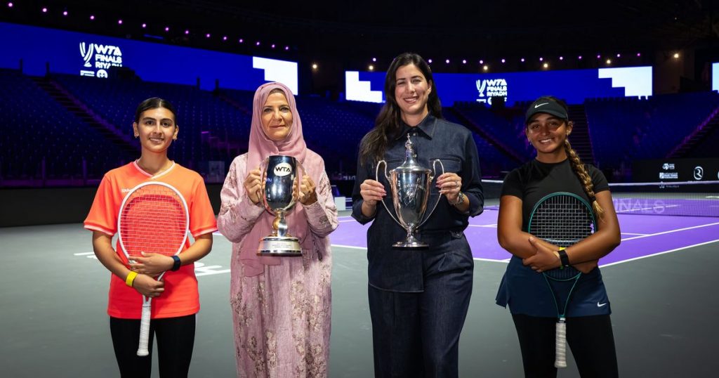 Future stars open center court for WTA Finals Riyadh