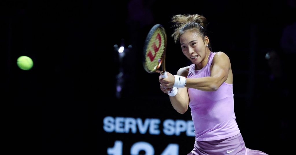 ‘I fight, whatever happens on court’: Zheng reflects on WTA Finals run