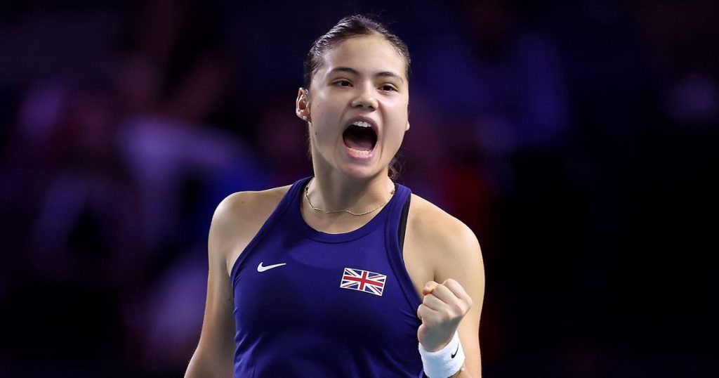 Raducanu gives Great Britain 1-0 lead at Billie Jean King Cup Finals